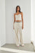 Suiting pant in oatmeal — main image