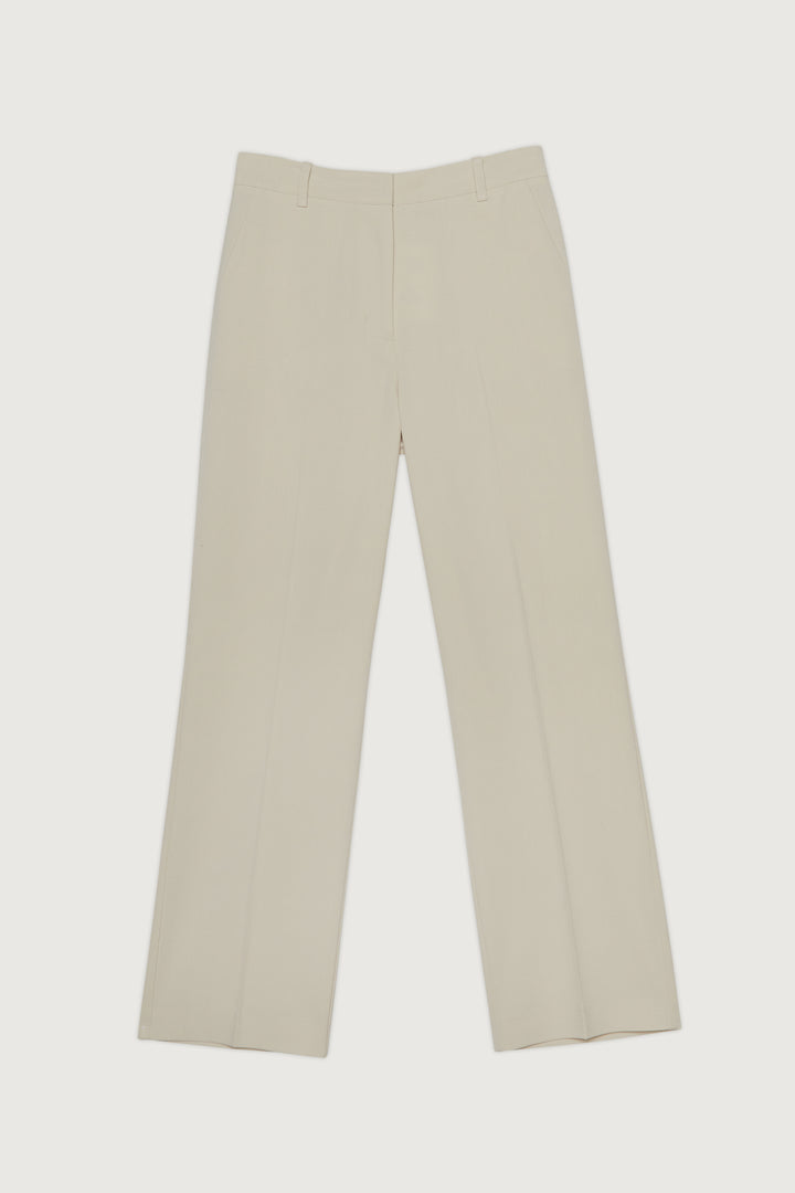 SUITING PANT in Oatmeal — alternate angle