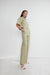 Straight leg twill pant in elm — main image