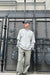 Twill chino pant in shadow — main image