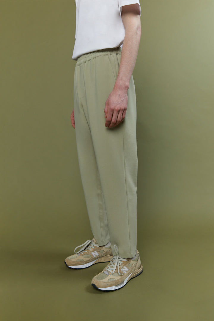 ELASTIC WAIST PANT in Elm — alternate angle