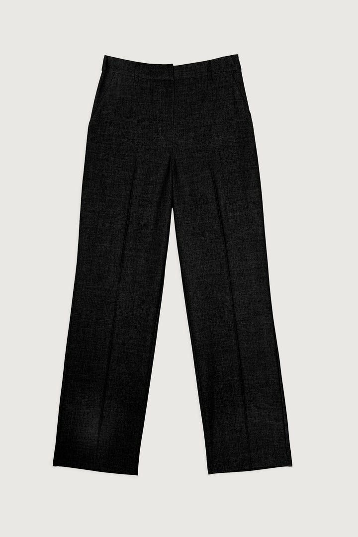 CLASSIC FIT STRAIGHT LEG PANT in Black — alternate angle