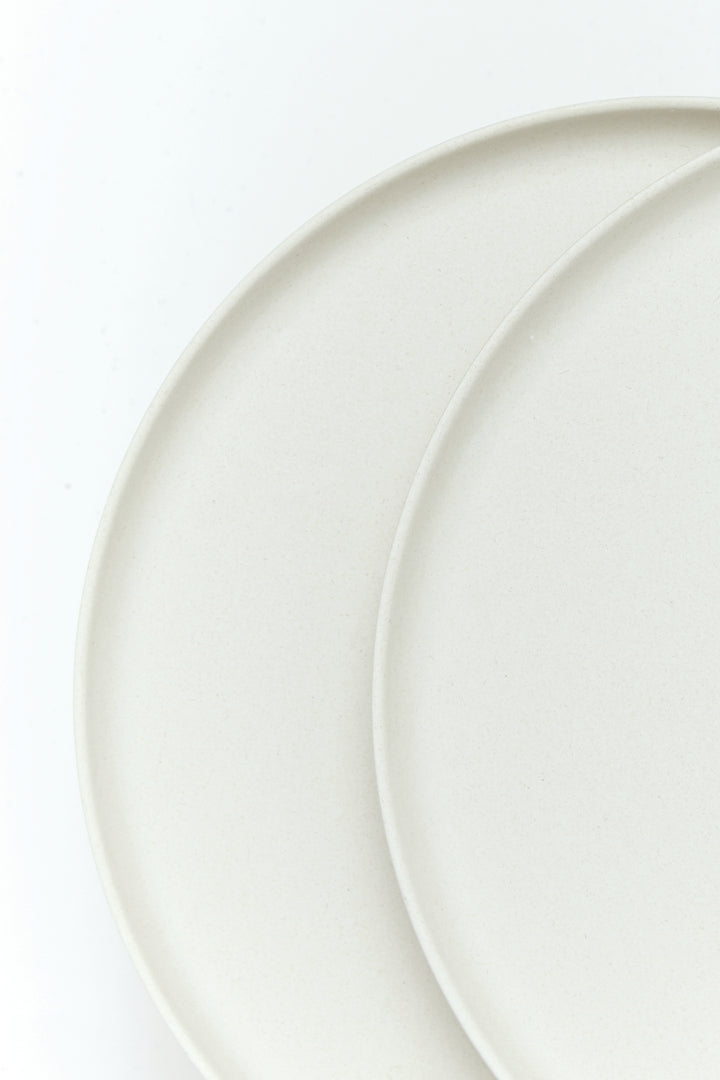 BAMBOO DINNER PLATE SET OF 2 in Cream — alternate angle