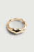 Wavy ring in gold — main image