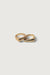 Matte ring set in gold — main image