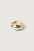 Warped ring in gold — main image