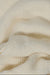 Hooded scarf in cream — main image