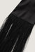 Fringe scarf in black — main image