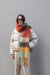 Plaid scarf in orange plaid — main image
