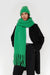 Chunky scarf in lucky green — main image