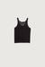 Knit cardigan and tank set in black — main image