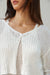 Knit cardigan and tank set in cream — main image