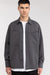 Front pocket button up shirt in asphalt — main image