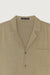 Linen button up shirt in taupe — main image