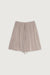 Drawstring short in taupe — main image
