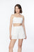 Drawstring short in white — main image