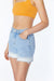 Gradient jean short in light wash — main image