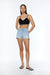 Jean short in light wash — main image