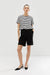 Short with pleats in black — main image