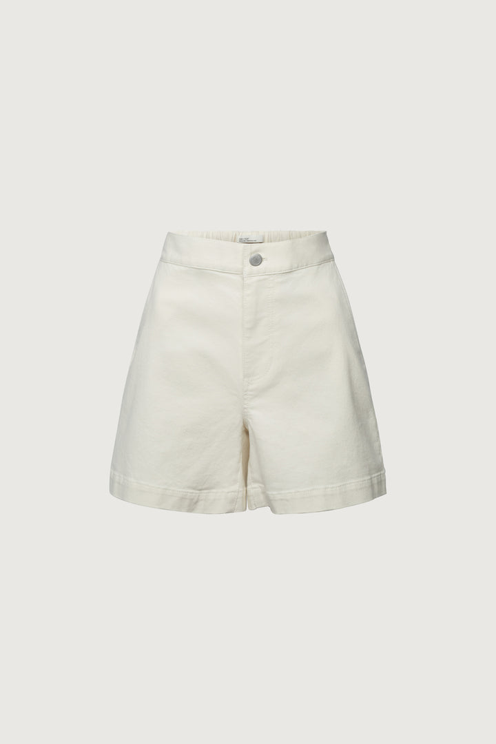 TWILL WIDE LEG SHORT