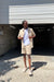 Classic fit short in beige — main image