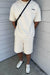 Relaxed fit sweatshort in birch — main image
