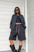 Cotton short in black — main image