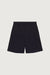 Oversized tailored suiting short in black — main image