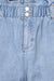 Paperbag jean short in super light wash — main image