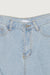 Distressed jean short in light wash — main image