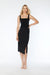 Midi skirt in black — main image