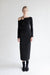 Midi suiting skirt in black — main image