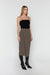 Midi skirt in khaki — main image
