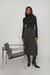 Pleated midi skirt in grey — main image