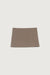 Low-rise waist micro skort in taupe — main image