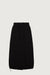 Nylon cargo midi skirt in black — main image