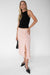Chiffon ruffled midi skirt in evening sand — main image