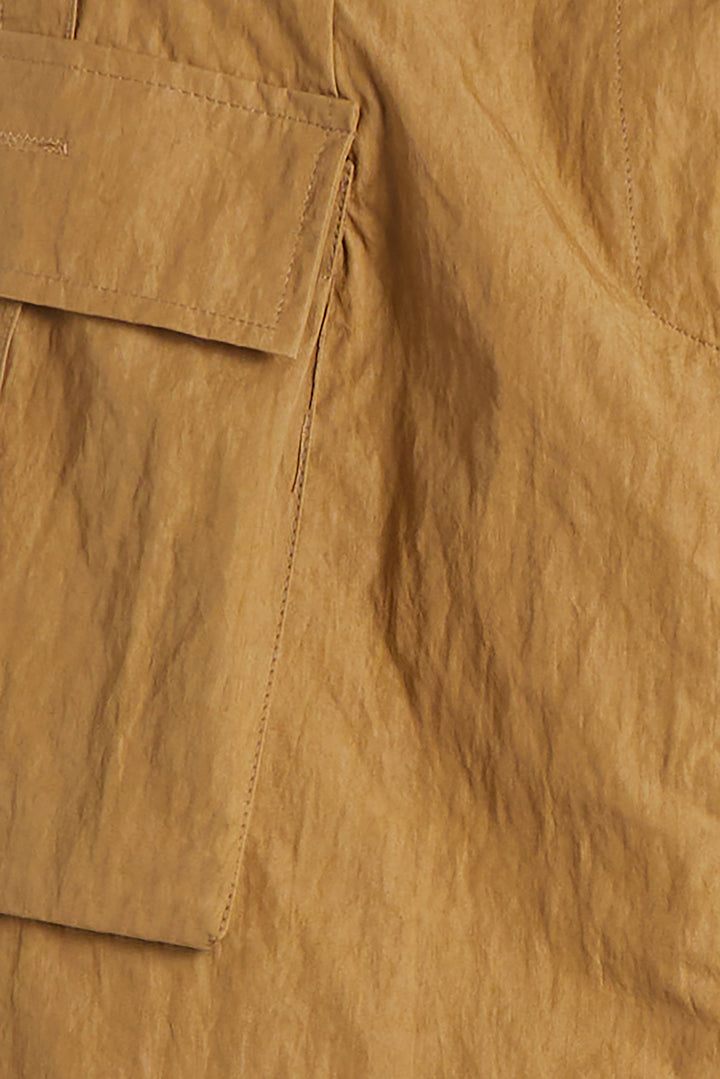 MINI NYLON CARGO SKIRT in Brown — alternate angle