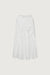 Nylon maxi skirt in white — main image