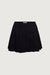 Mini pleated suiting skirt in black — main image