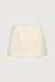 Boucle wool blend mini skirt in birch — main image