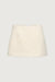 Boucle wool blend mini skirt in birch — main image