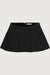 A-line mini skort in black — main image