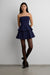 A-line mini skort in evening blue — main image
