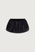 Sheer layering micro skirt in black — main image