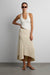 Asymmetrical midi skirt in fog — main image