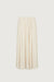 Wrinkle effect maxi skirt in beige — main image