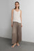 Wrinkle effect maxi skirt in gray — main image