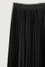 Midi pleated skirt in black — main image
