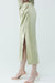 Midi slip skirt in elm — main image